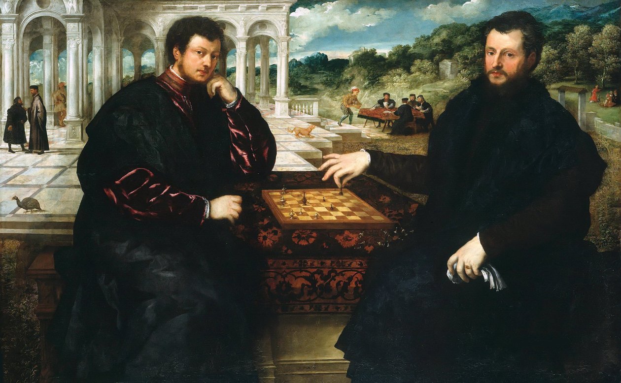 Due giocatori di scacchi da Paris Bordone