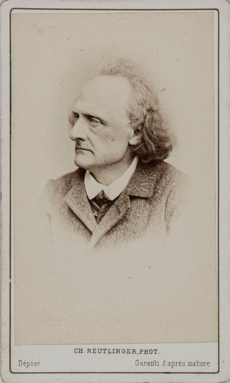 Ritratto del pianista e compositore Henry Litolff 1818-1891 da Paris . Photo studio Reutlinger