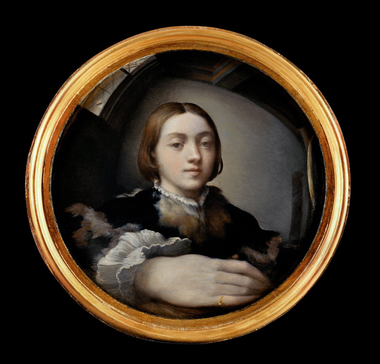 Autoritratto allo specchio da Parmigianino