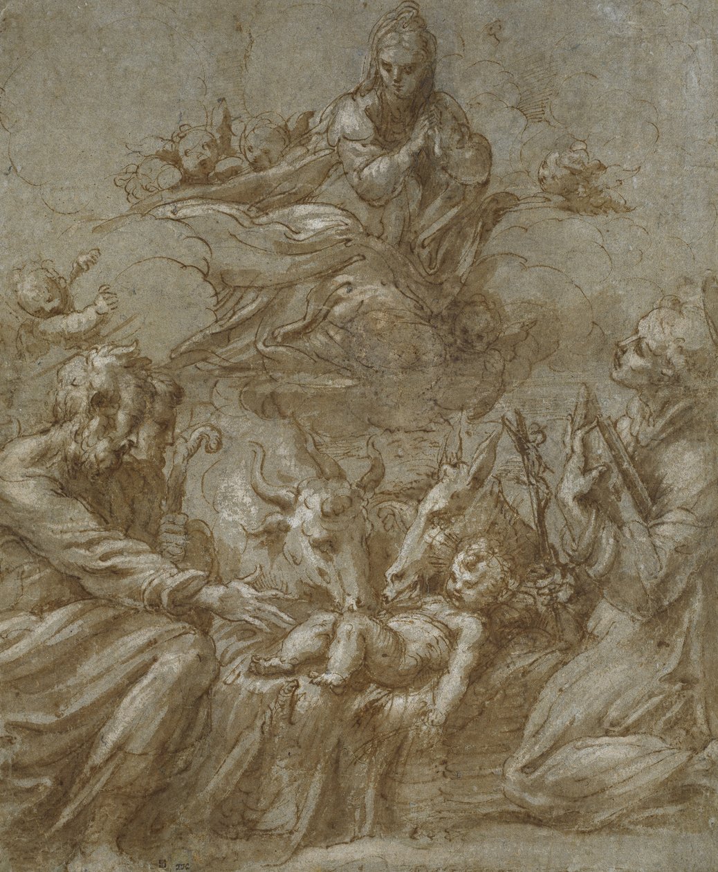 La Natività di Cristo da Parmigianino