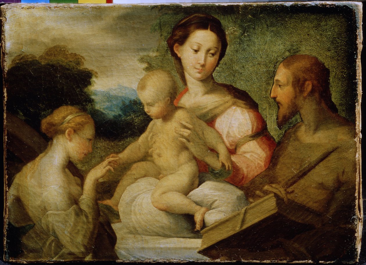 Il matrimonio mistico di Santa Caterina da Parmigianino