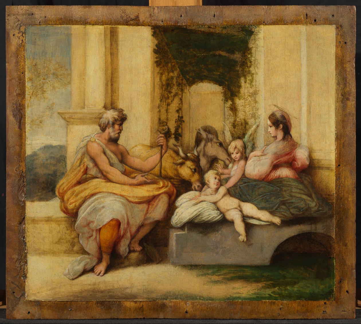 Riposo durante la fuga in Egitto da Parmigianino