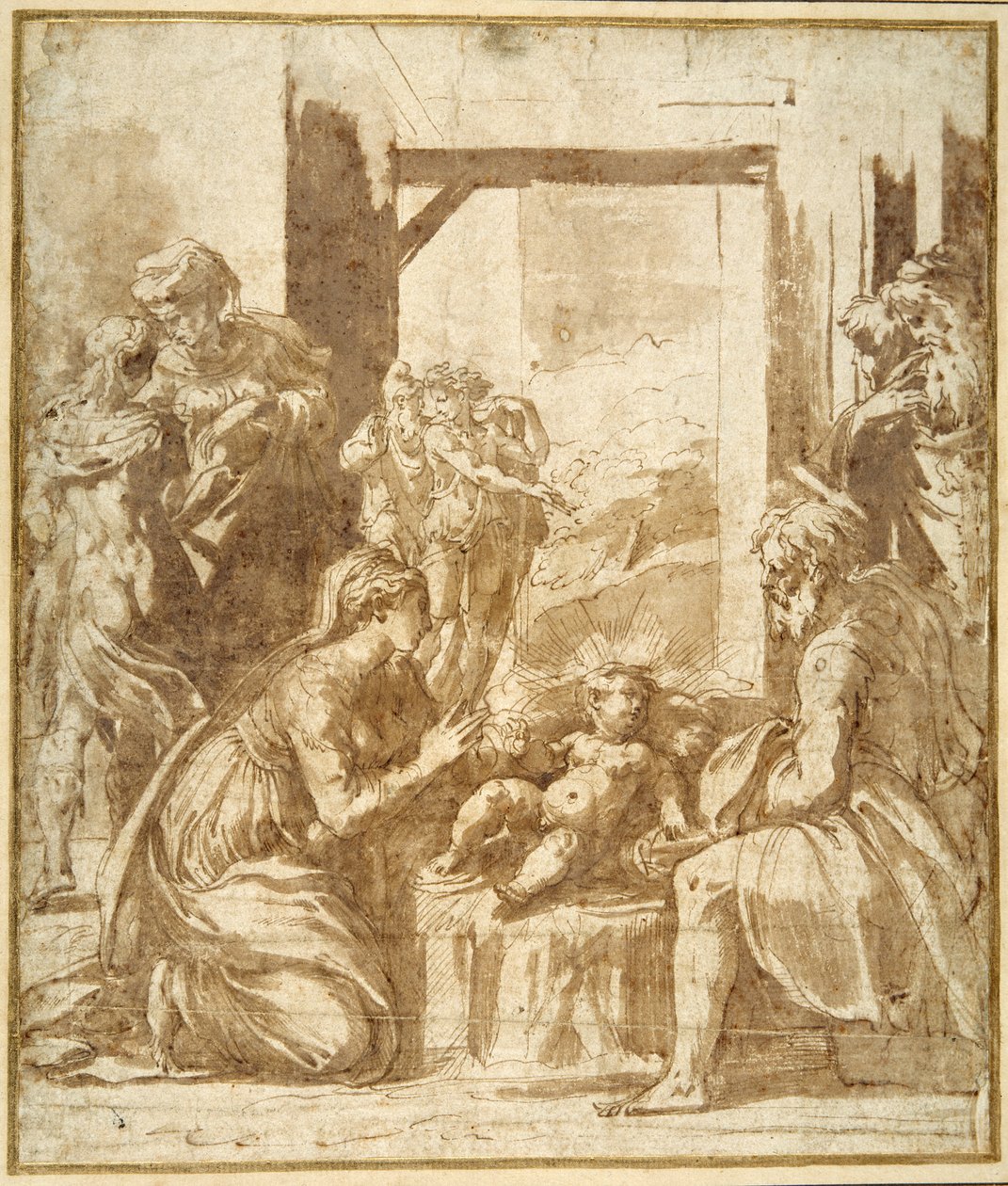 La Natività da Parmigianino