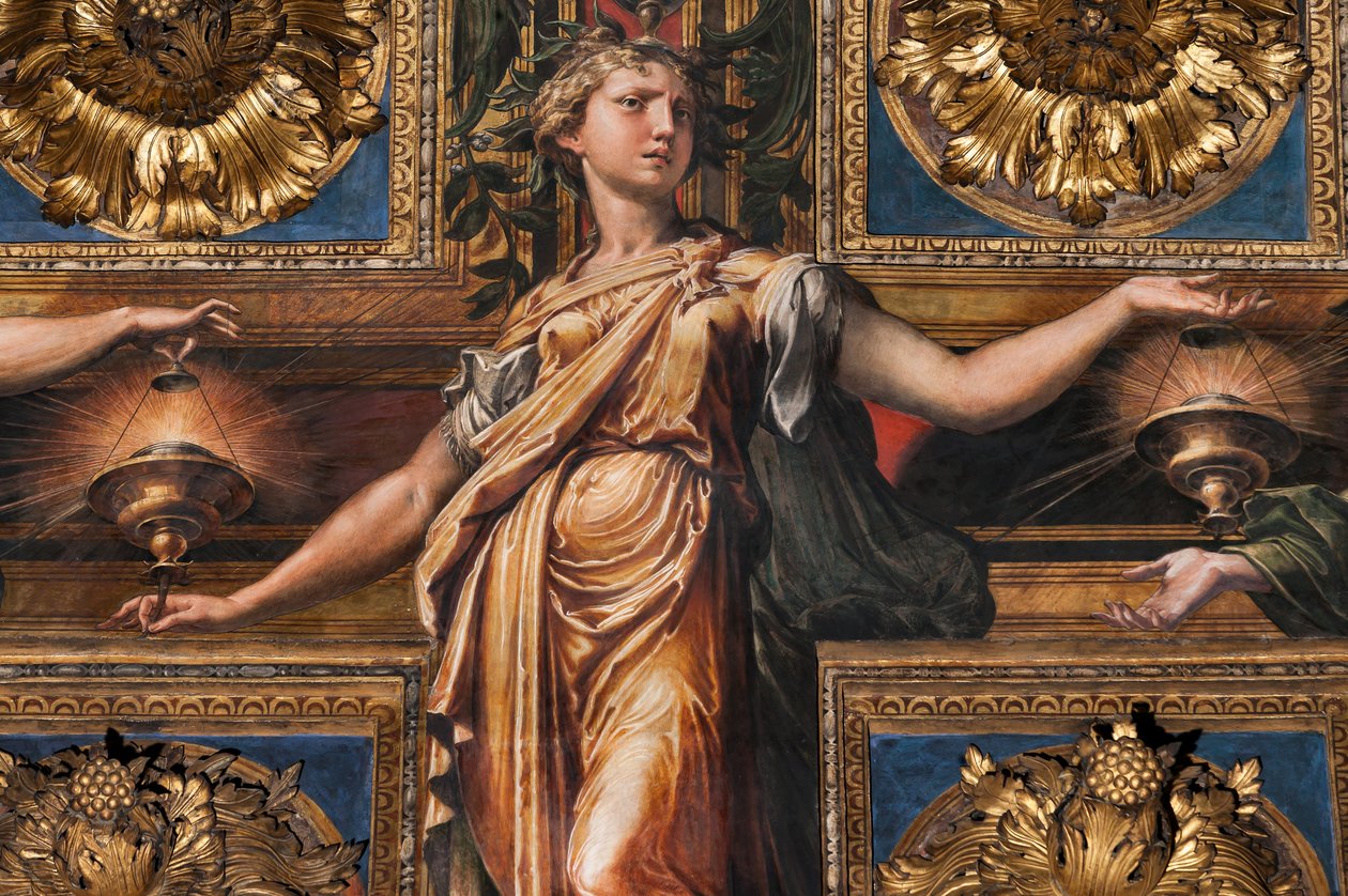 Le tre vergini sagge e le tre vergini stolte (dettaglio) da Parmigianino