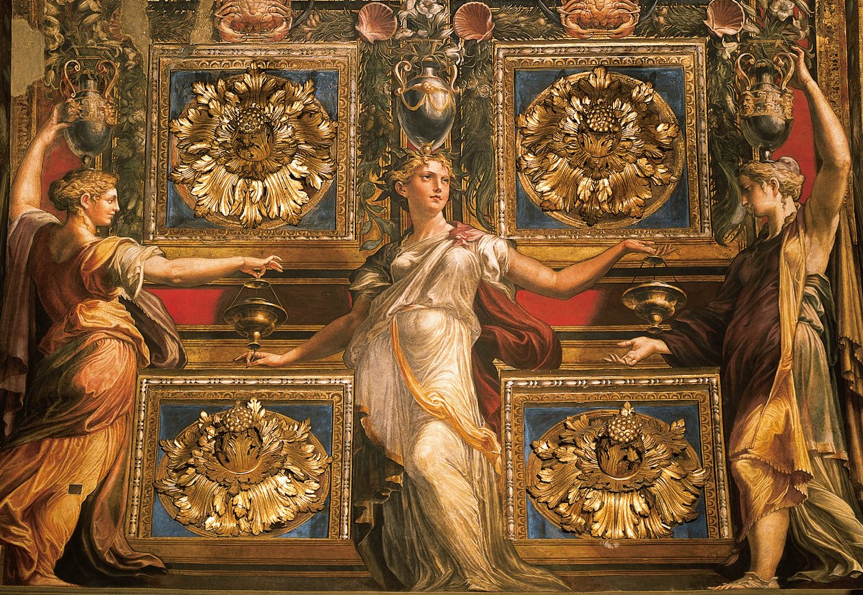 Tre Vergini Stolte, di Francesco Mazzola, detto il Parmigianino da Parmigianino