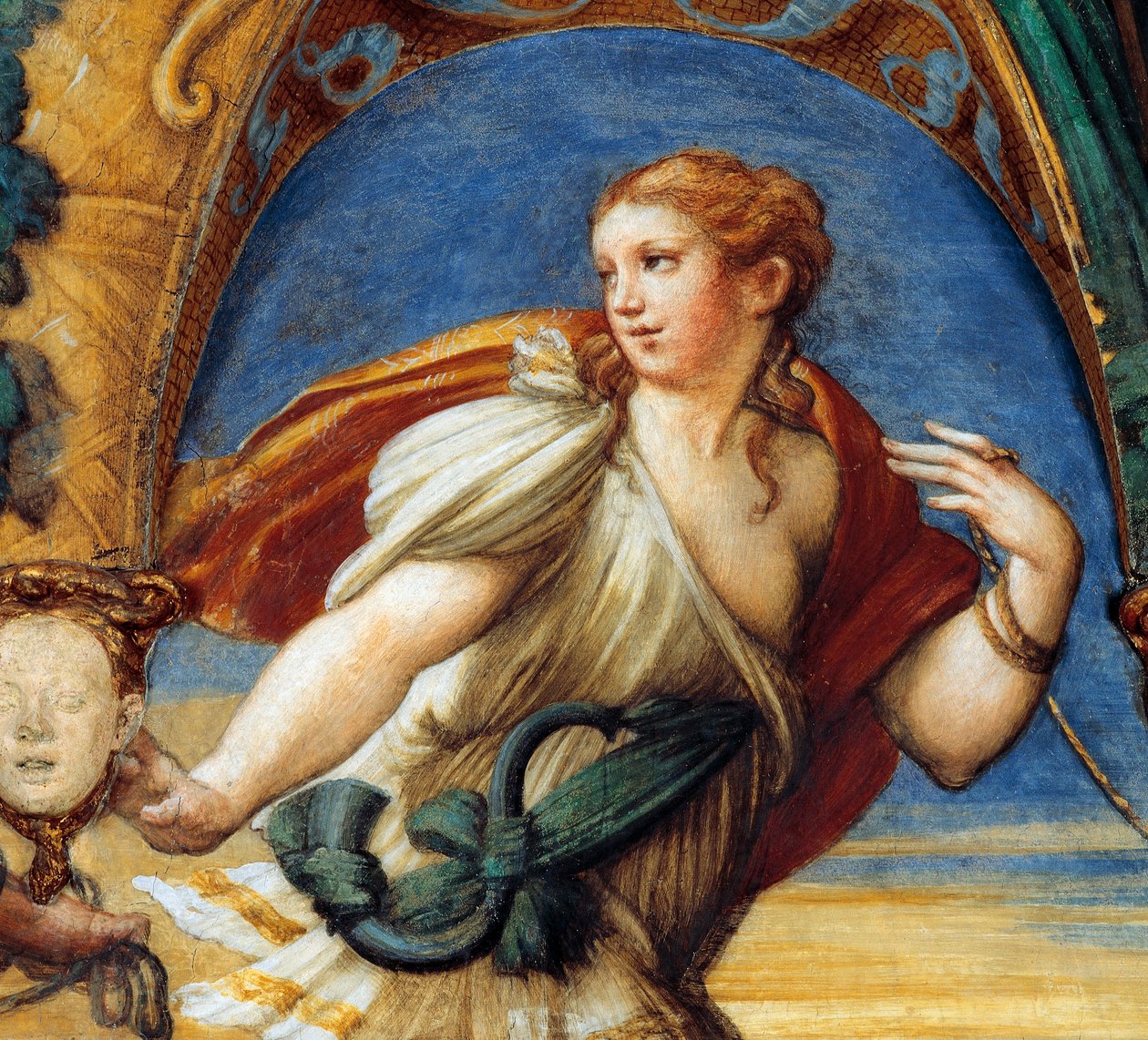 Atteone con caratteristiche femminili, dal Mito di Diana e Atteone da Parmigianino