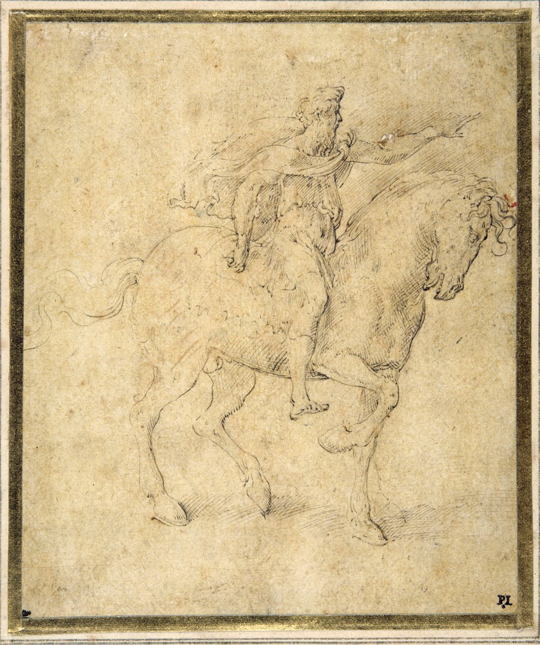 Figura equestre da Parmigianino