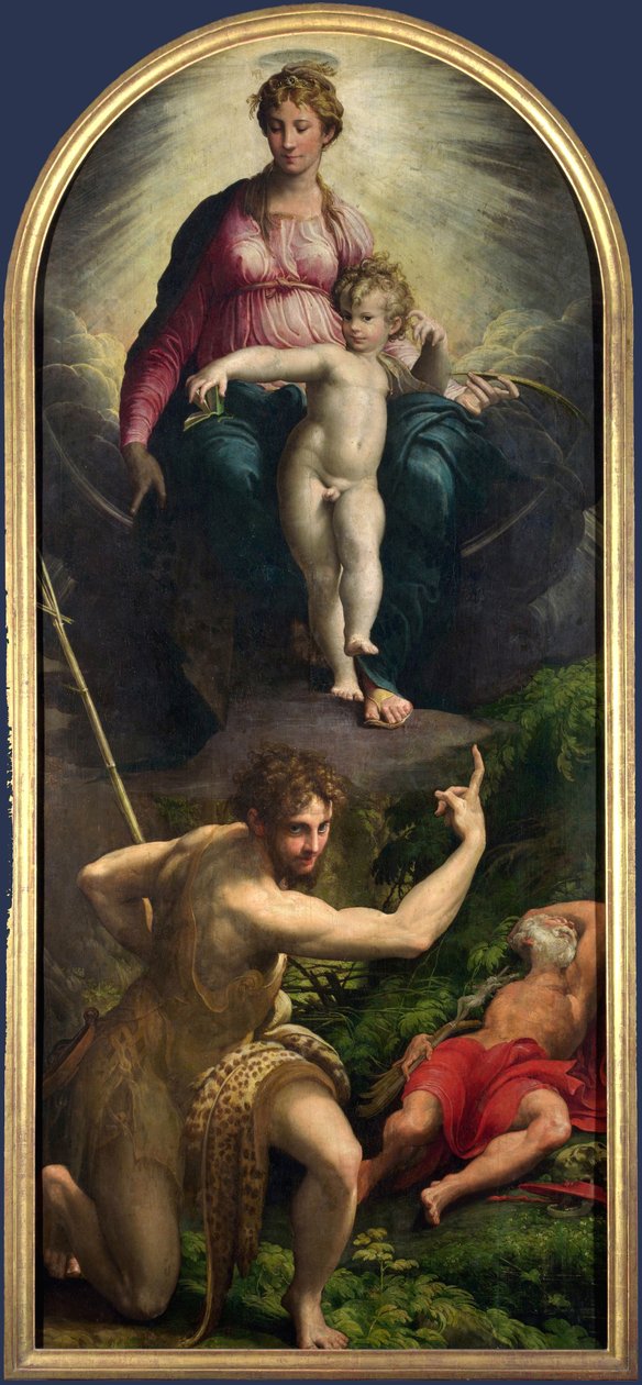 Madonna col Bambino con San Giovanni e San Girolamo da Parmigianino