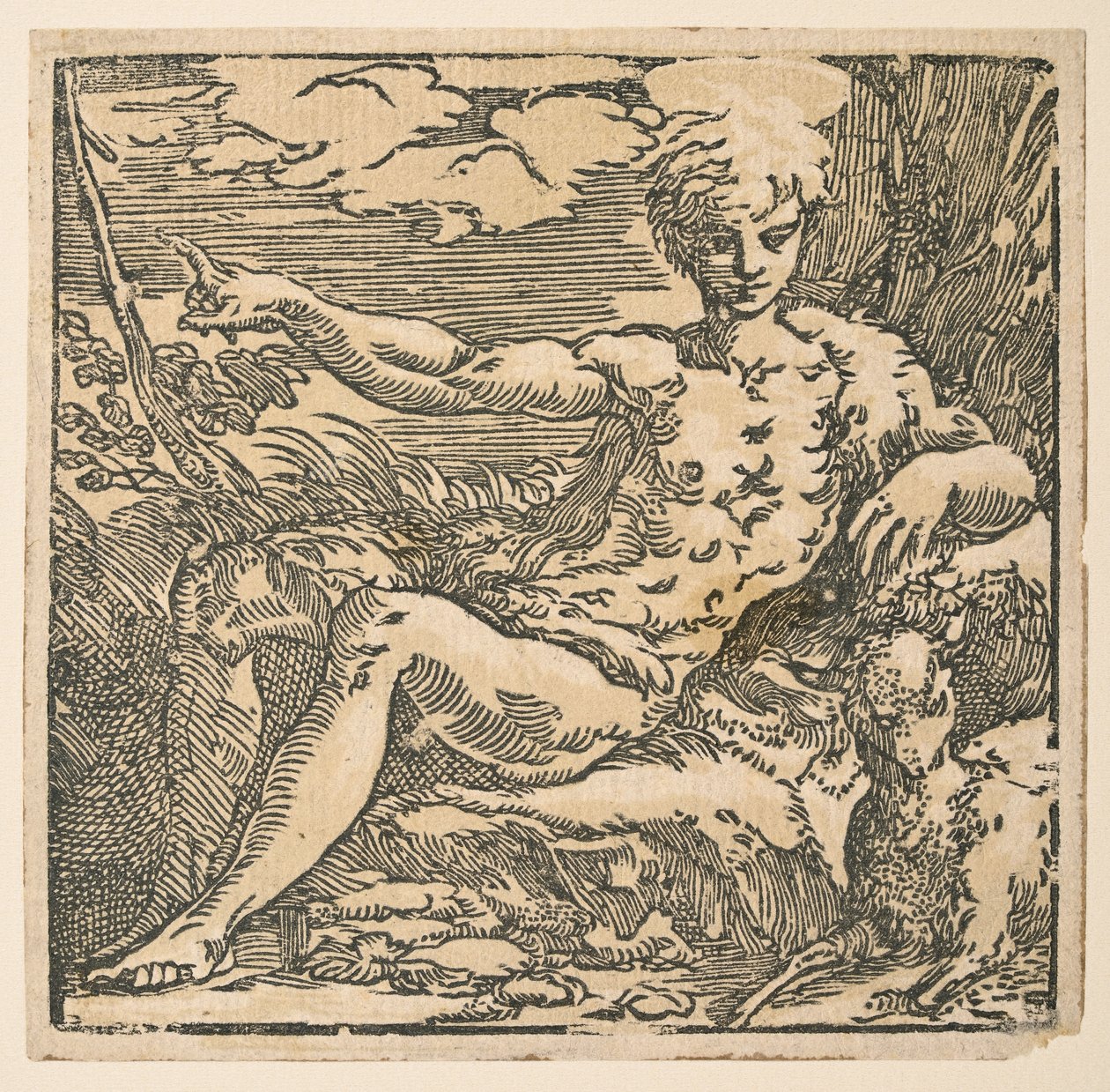 San Giovanni Battista nel deserto da Parmigianino
