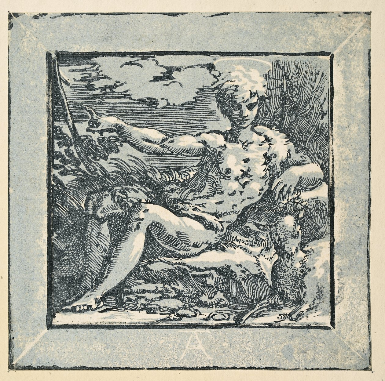 San Giovanni Battista nel deserto da Parmigianino