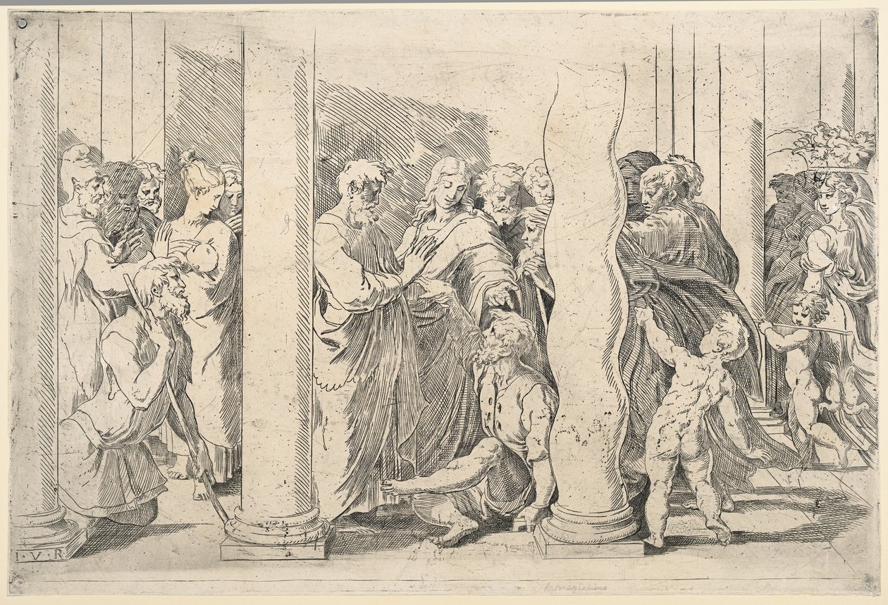 San Pietro e San Giovanni guariscono il paralitico alla Porta d
