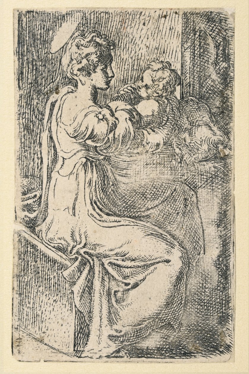 Vergine con Bambino da Parmigianino