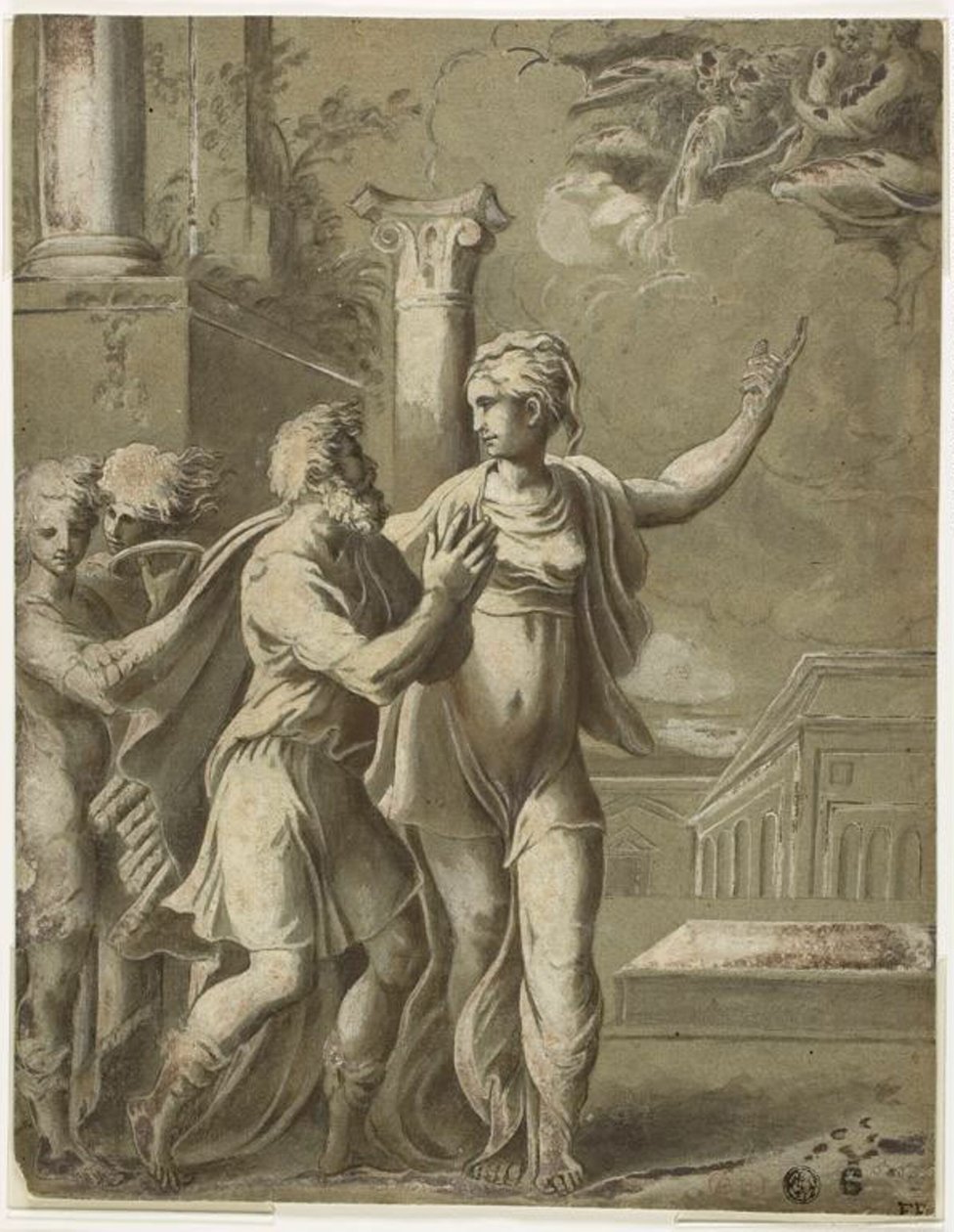 Augusto e la Sibilla Tiburtina da Parmigianino