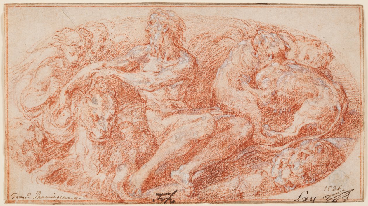 Daniel in der Löwengrube da Parmigianino