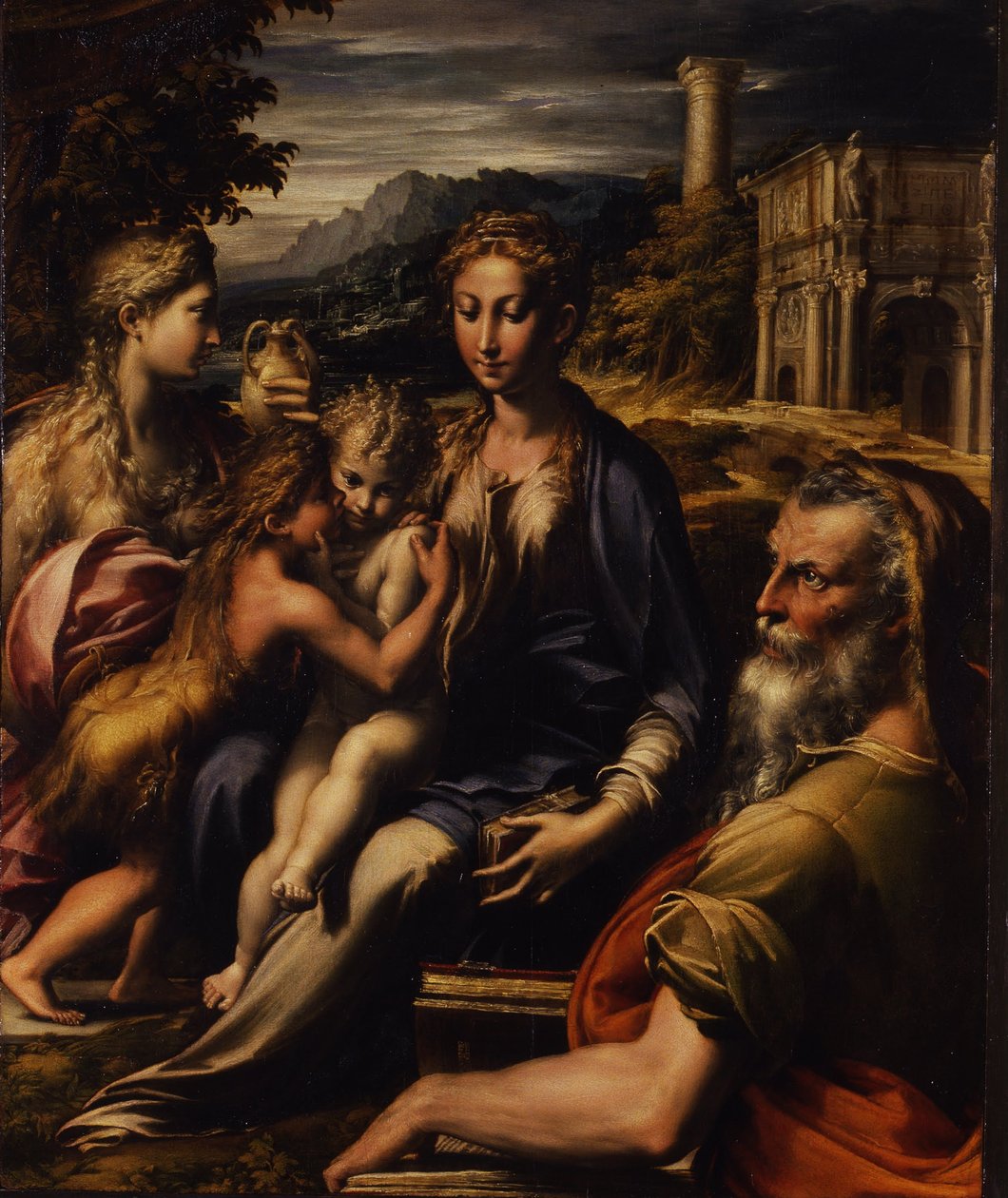Madonna col Bambino e San Madonna di San Zaccaria, c.1535 da Parmigianino