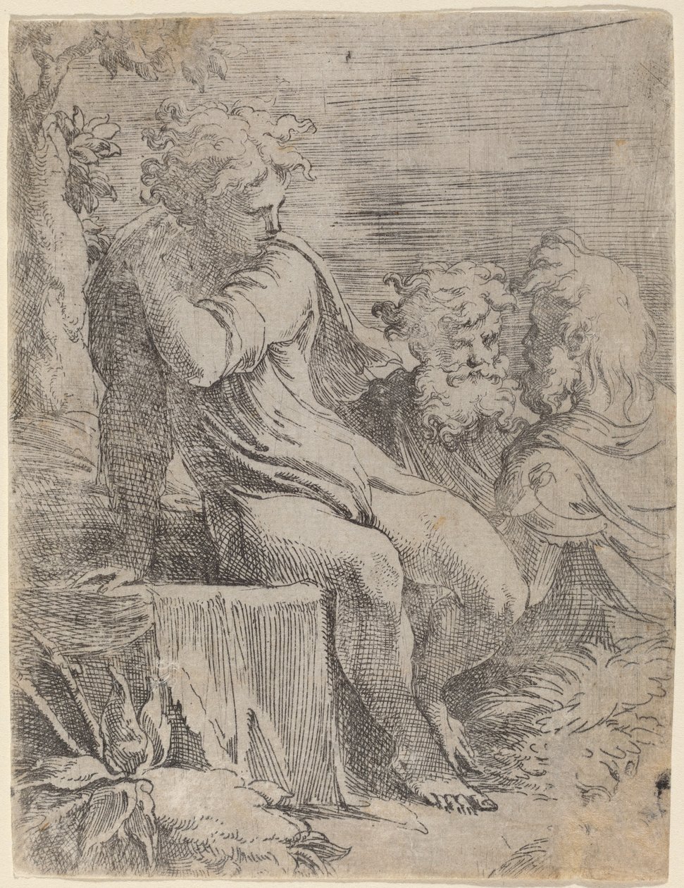 Il Ragazzo e Due Vecchi da Parmigianino