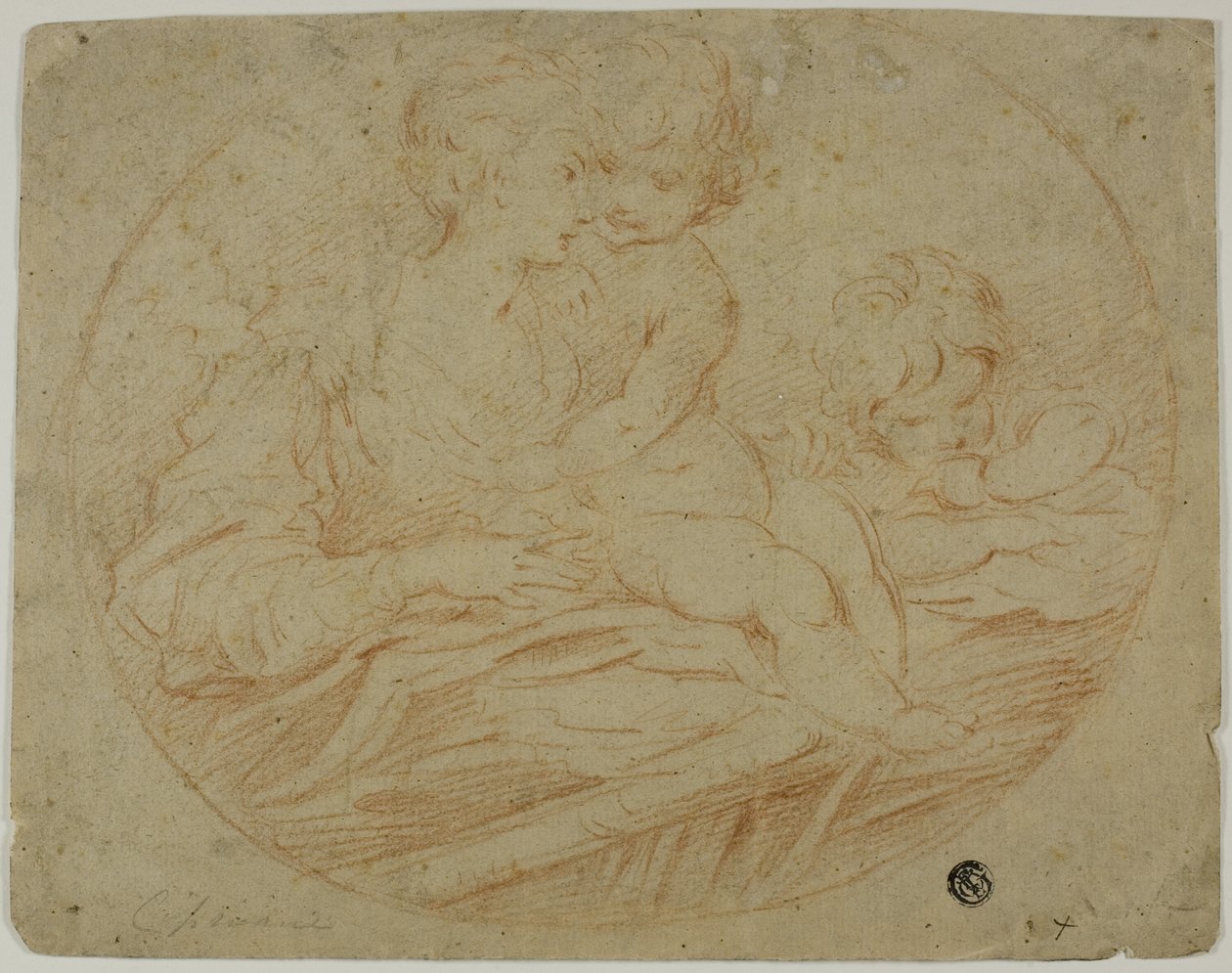 Donna e due bambini da Parmigianino