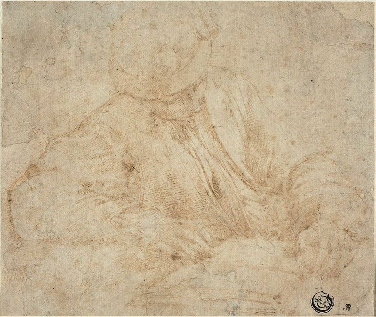 Giovane uomo che legge da Parmigianino
