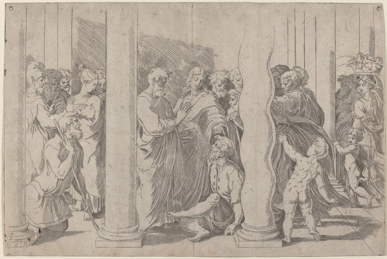 San Pietro e San Giovanni Guariscono lo Zoppo alla Porta d