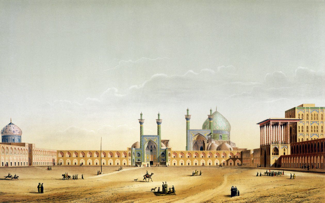 Il Palazzo Reale e la Mesdjid-i-Shah, Isfahan, tavola 6-7 da 