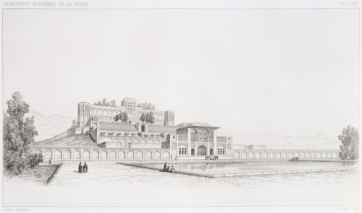 Veduta del Palazzo Golestan Qajar 