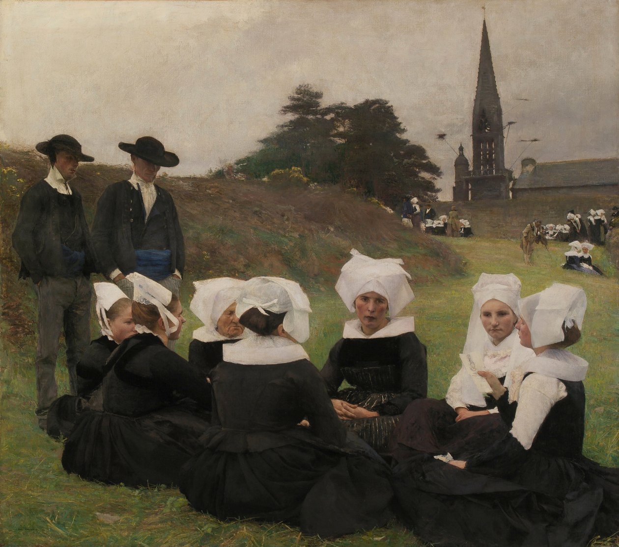 Les Bretonnes au Pardon da Pascal Adolphe Jean Dagnan Bouveret