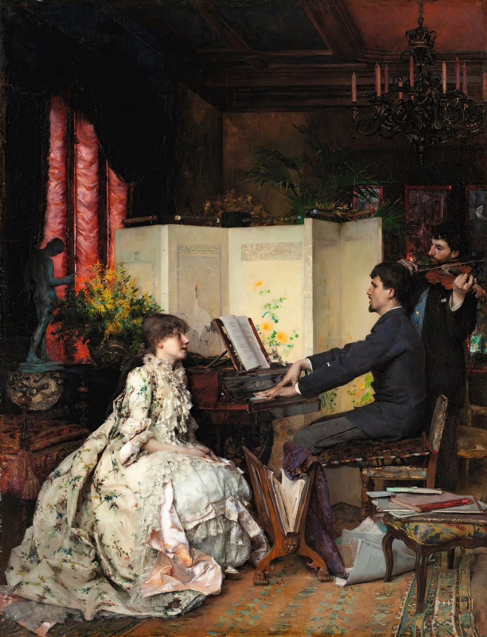 Il Duetto da Pascal Adolphe Jean Dagnan-Bouveret