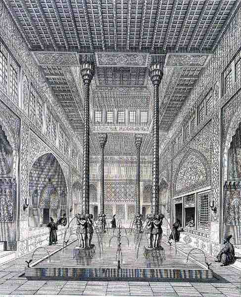 Interno del Palazzo di Chahar Bagh, a Isfahan, da 