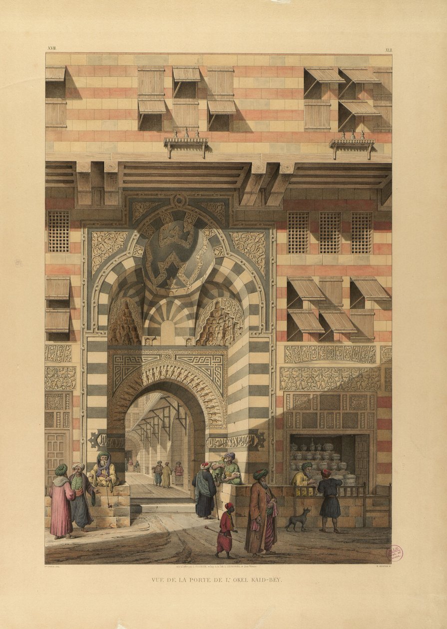 Il Sabil-Kuttab di Sultan Qaitbay da Pascal Xavier Coste