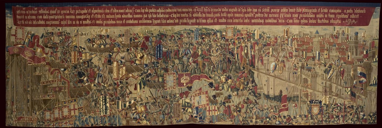 Gli Arazzi di Pastrana, manifattura di Tournai, probabilmente dalla bottega di Passchier Grenier, c.1471 - 1475 da Pasquier (workshop of) Grenier