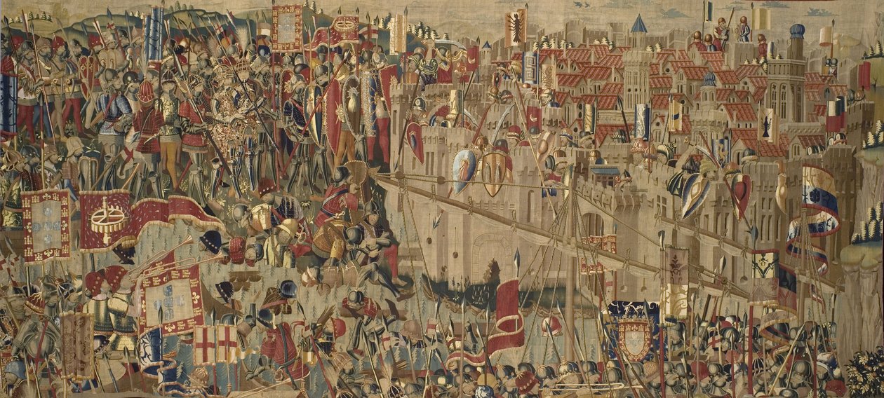 Gli Arazzi di Pastrana, manifattura di Tournai, probabilmente dalla bottega di Passchier Grenier, c.1471 - 1475 da Pasquier (workshop of) Grenier