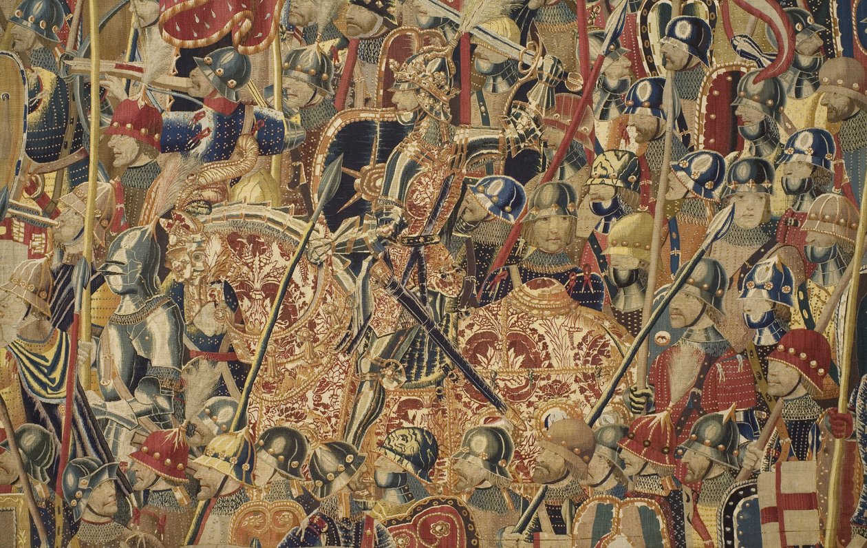 Gli Arazzi di Pastrana, manifattura di Tournai, probabilmente dalla bottega di Passchier Grenier, c.1471 - 1475 da Pasquier (workshop of) Grenier
