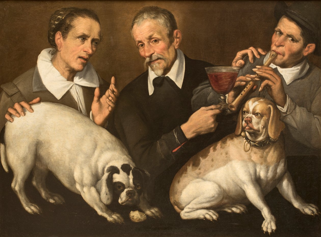 Suonatore di zufolo, 1585-1590 da Passerotti