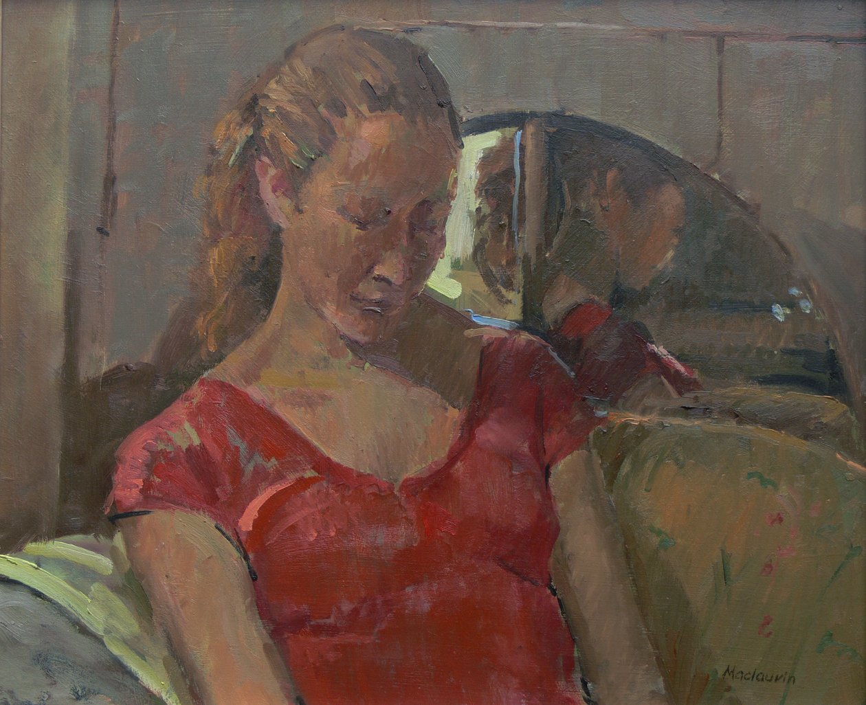 Vicino al vecchio specchio da Pat Maclaurin