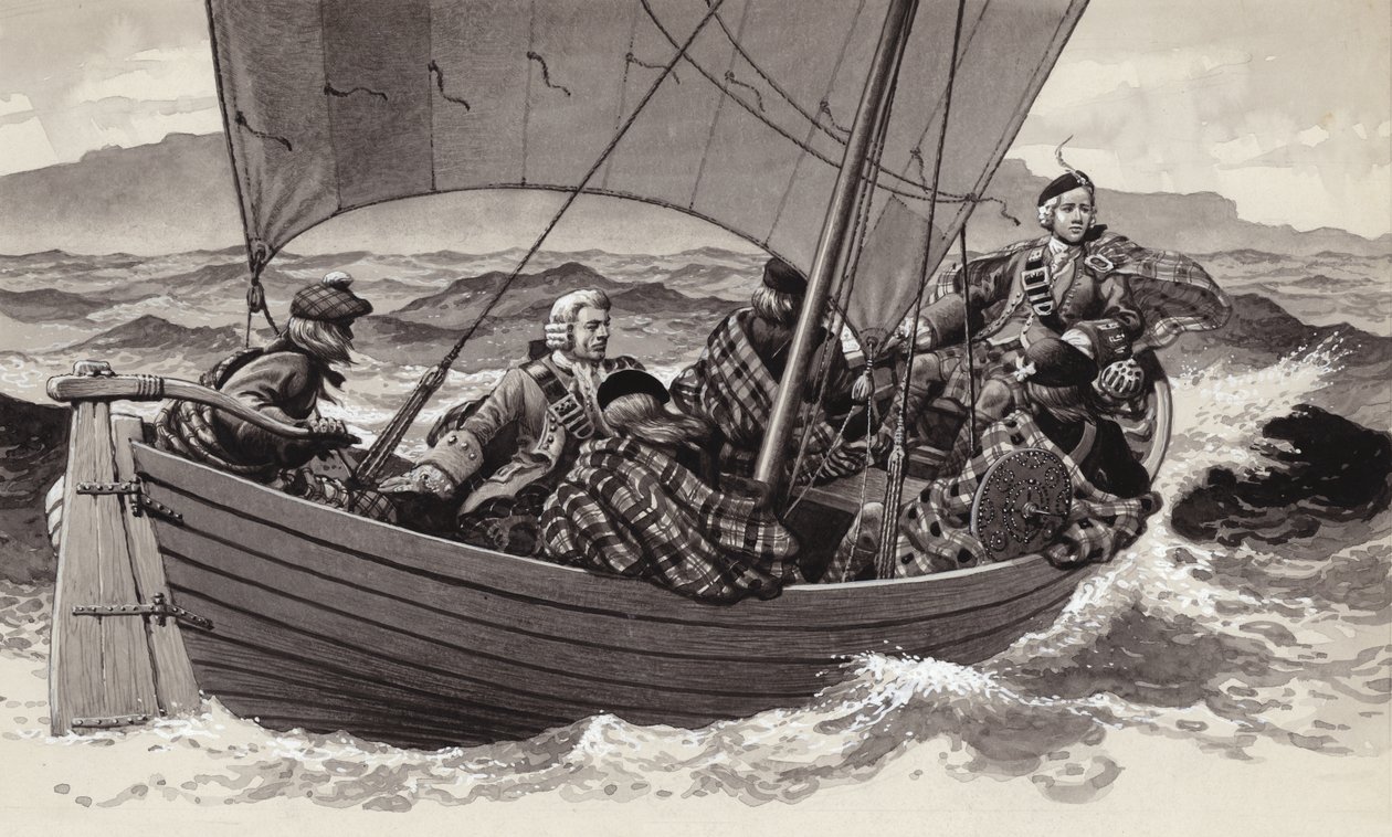 Bonnie Prince Charlie parte per l