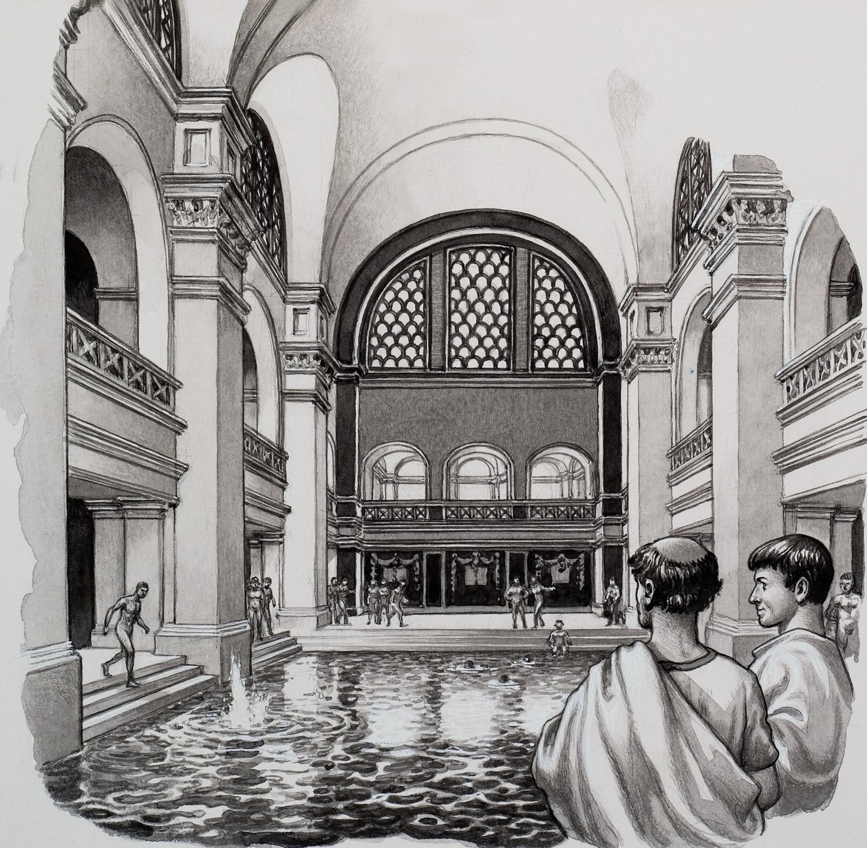 Bagni romani da Pat (1907 95) Nicolle