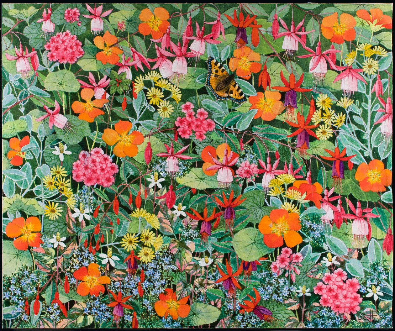 Attrazione, 2011 (acrilico su callico) da Pat Scott