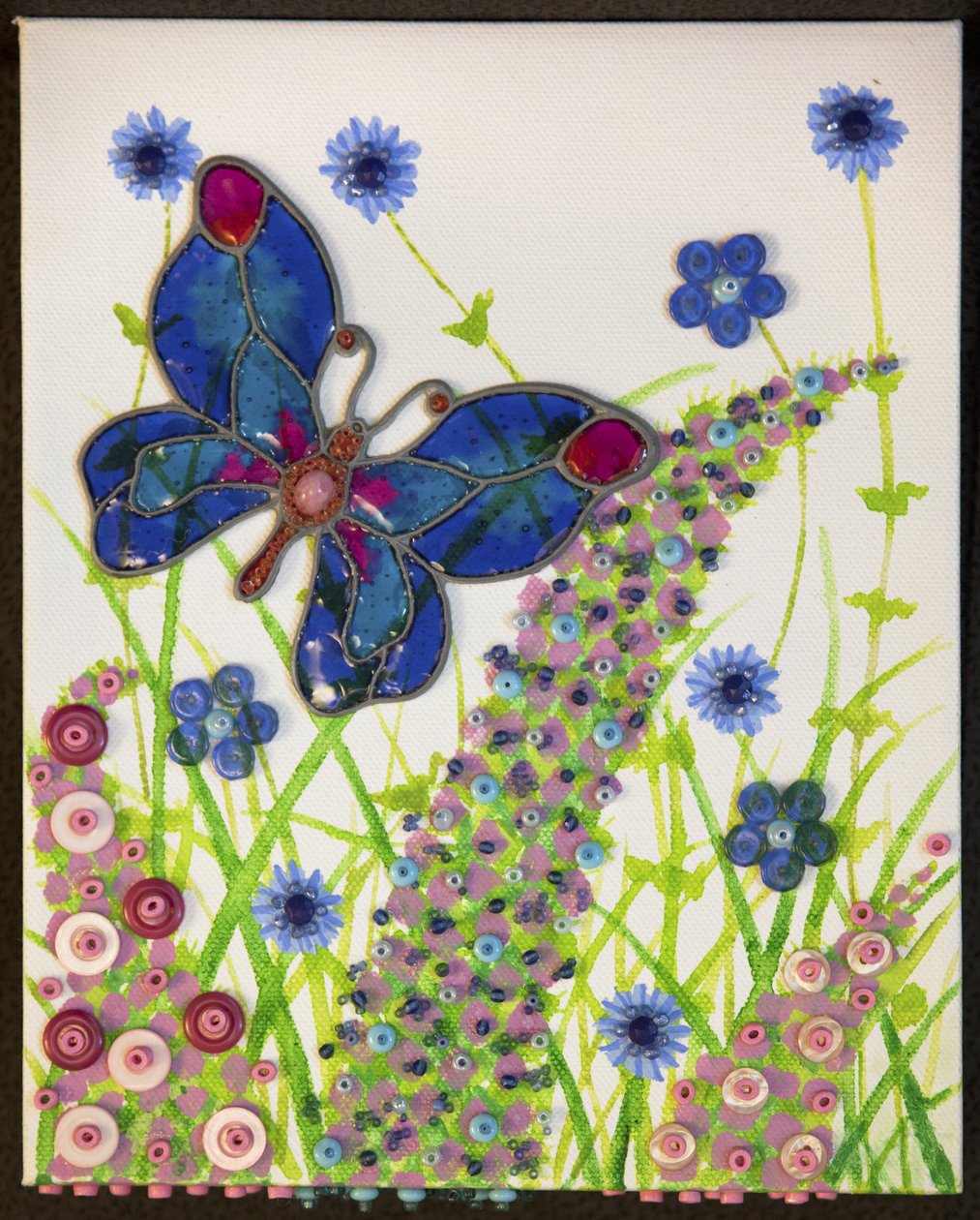 Farfalle, blu e viola, 2016 da Pat Scott