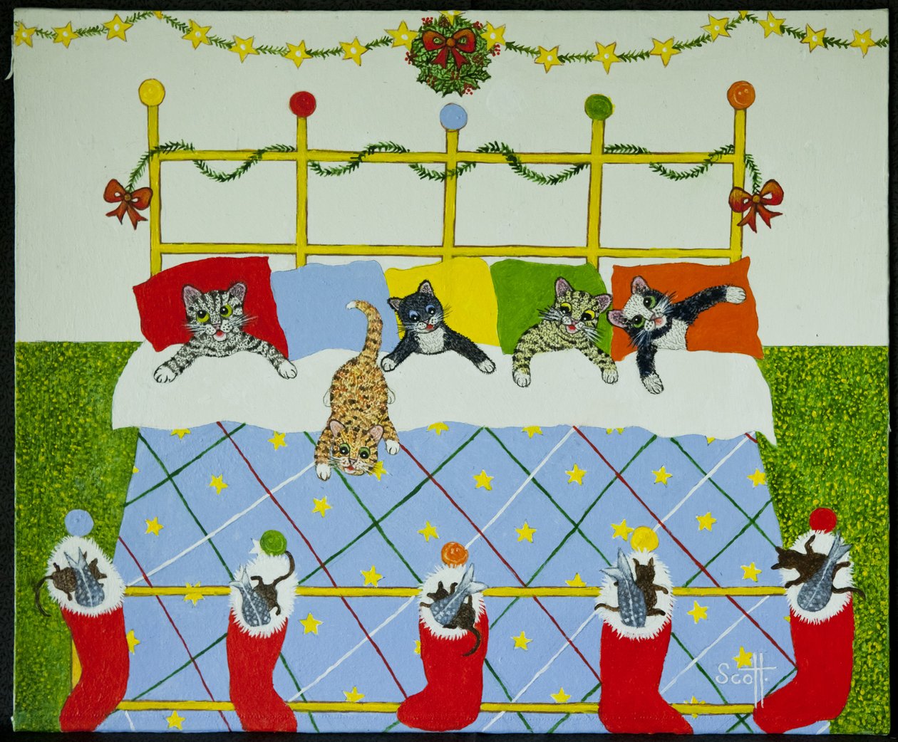 Mattina di Natale 5 in un letto da Pat Scott
