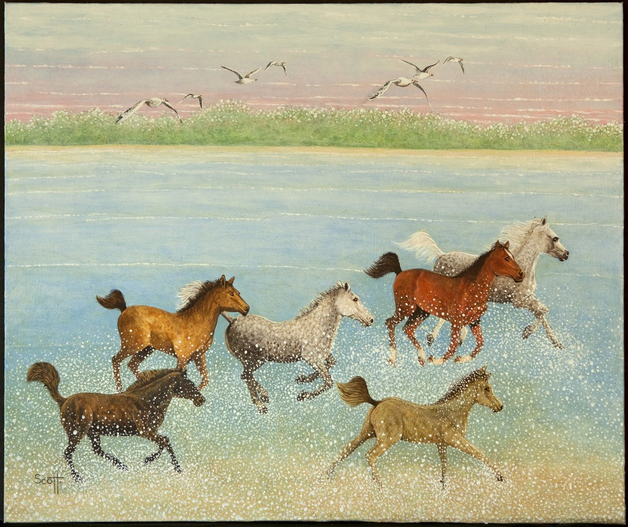 La gioia della libertà, 2013 (acrilico su calico) da Pat Scott