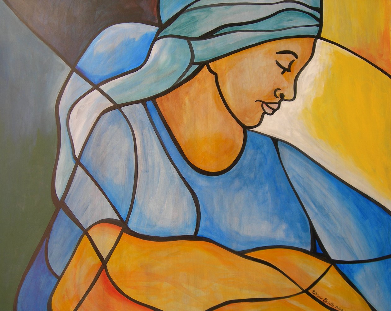Madonna e bambino, 2004 da Patricia Brintle