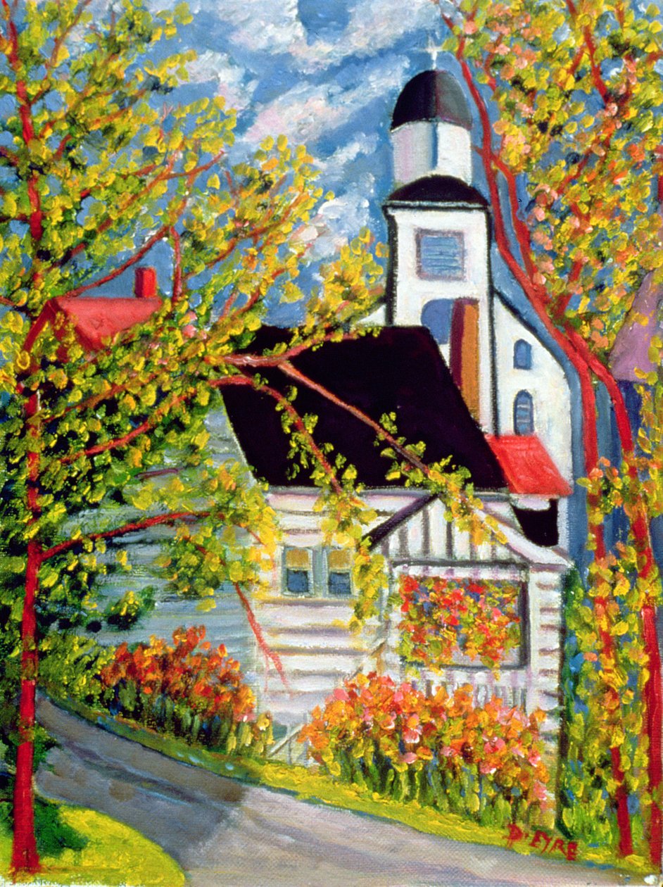 Casa con chiesa, Badeck da Patricia Contemporary Artist Eyre
