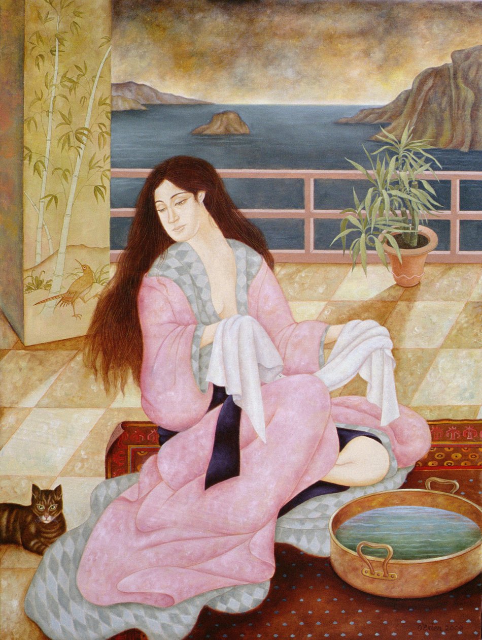 Donna che si lava il viso da Patricia OBrien