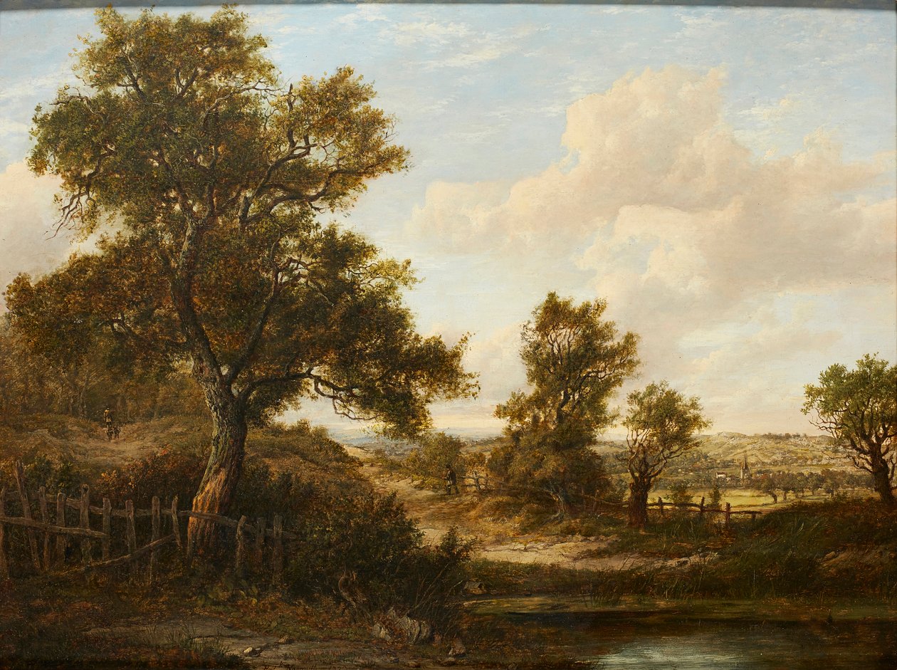 Figure su un sentiero boscoso da Patrick Nasmyth