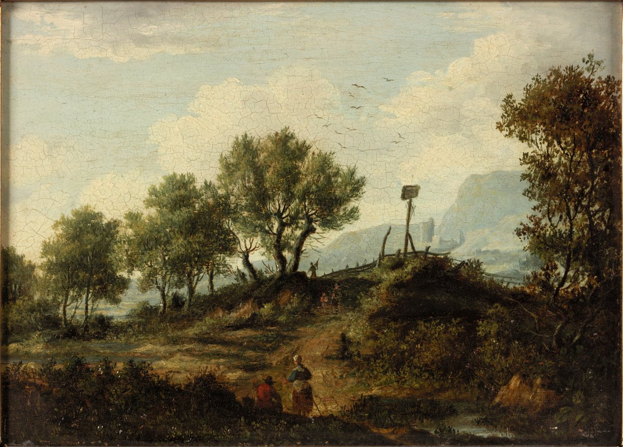 Gli Aberuchills (Le colline di Loch Aber), 1824 da Patrick Nasmyth