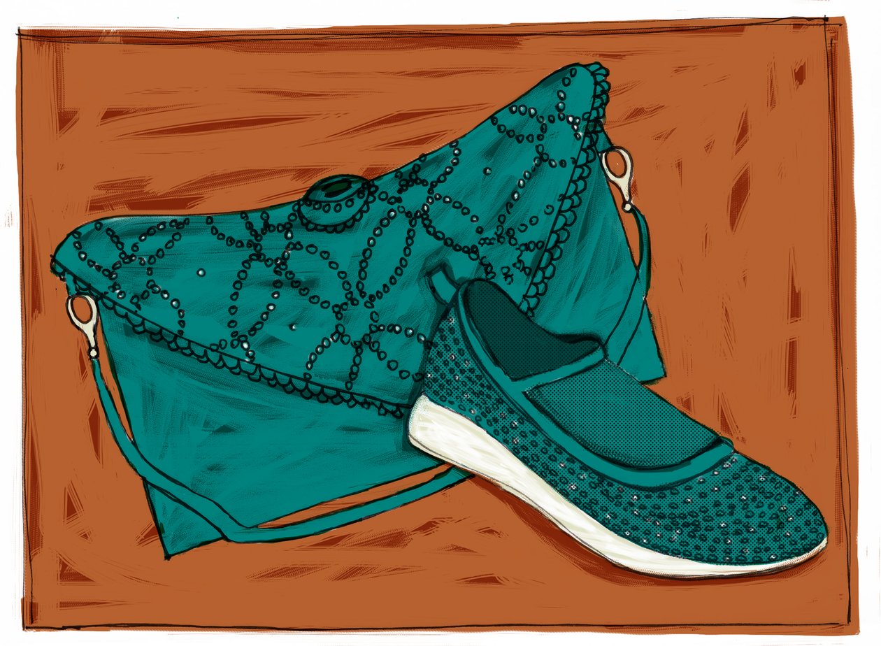 Sneakers da sera, 2022 (digitale) da Patrizia La Porta