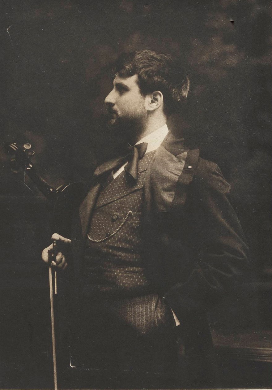 Ritratto del violinista e compositore Joan Manén y Planas, c. 1910 da Pau Audouard