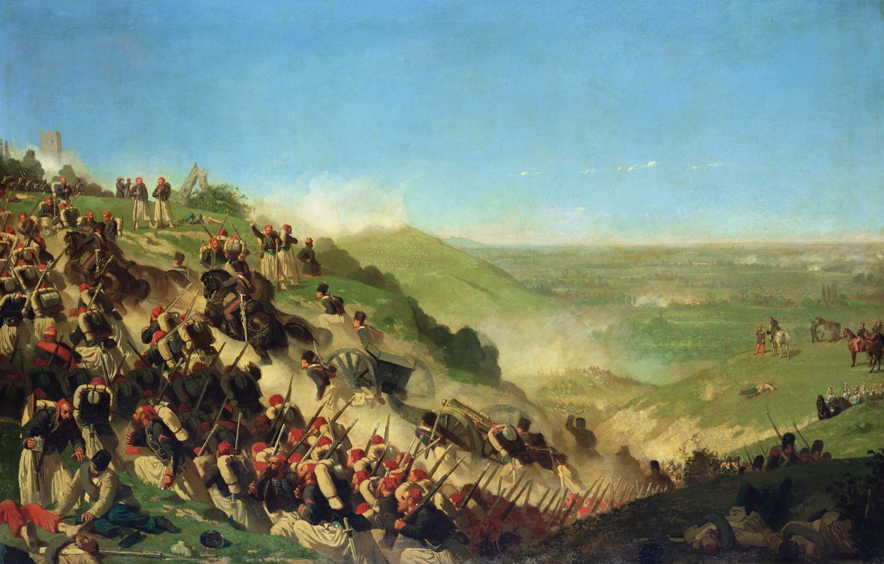 La battaglia di Solferino, 24 giugno 1859 da Paul Alexandre Protais