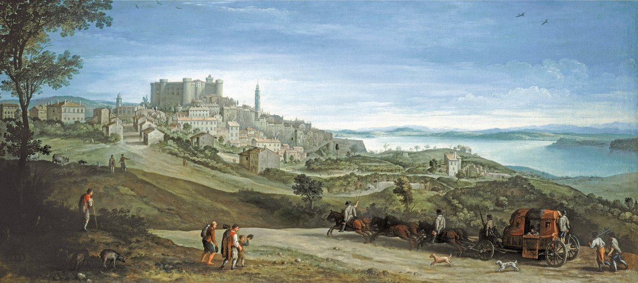 Vista di Bracciano da Paul Bril