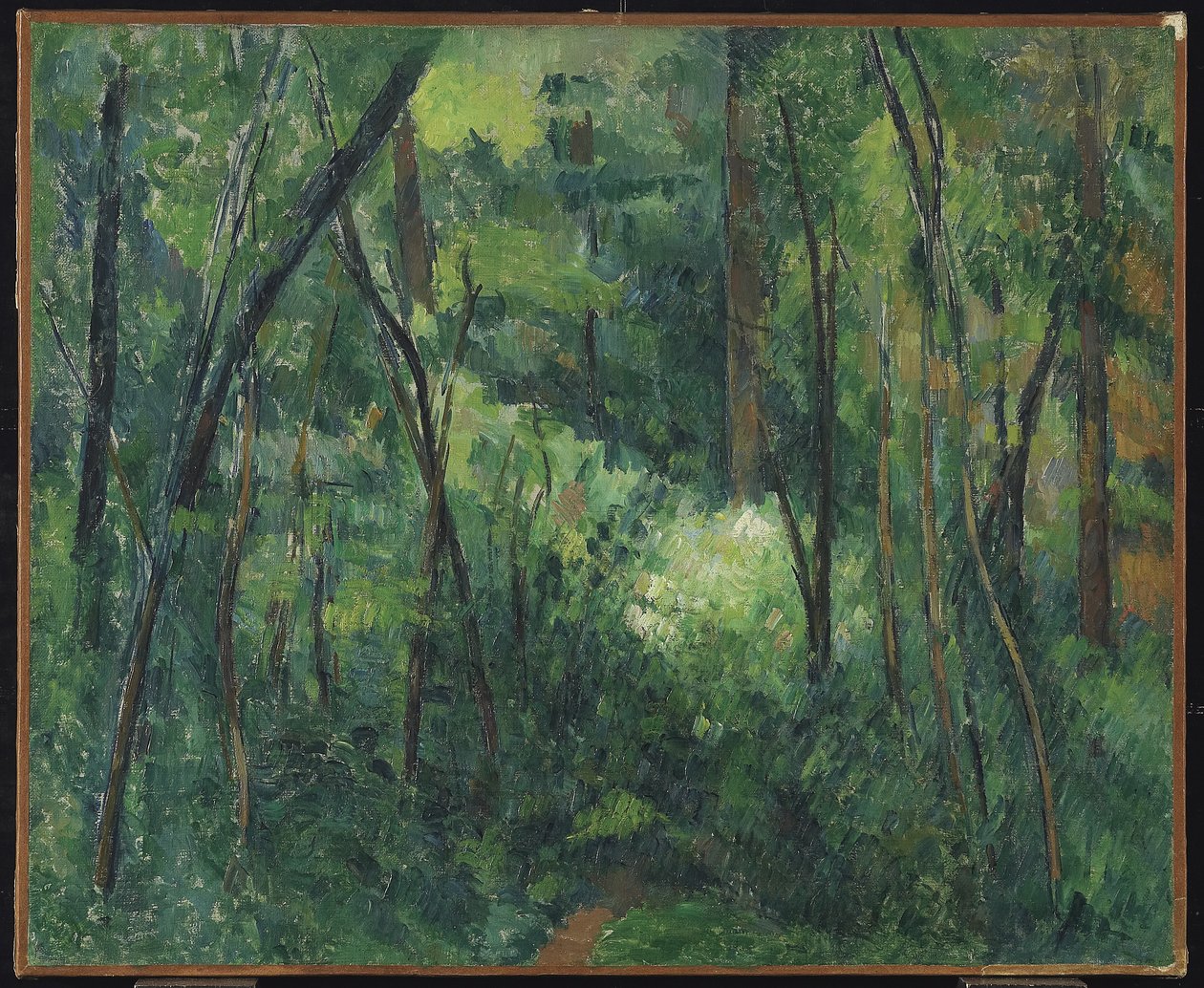 Interno di una foresta, c.1885 da Paul Cézanne